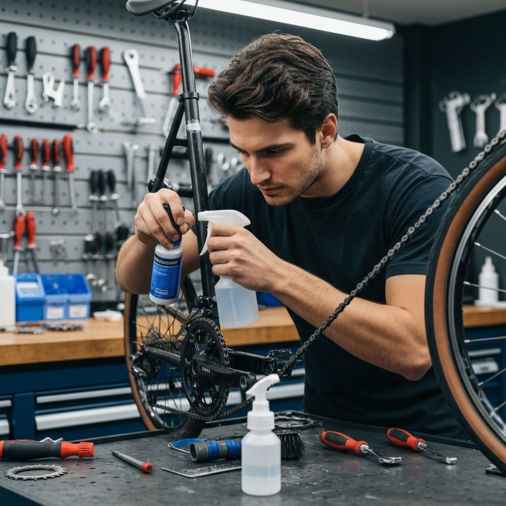 Kettenreinigung und Schmierung des Antriebssystems